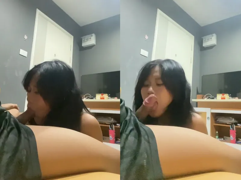 Em mê liếm cò đến mức ho sặc sụ p1